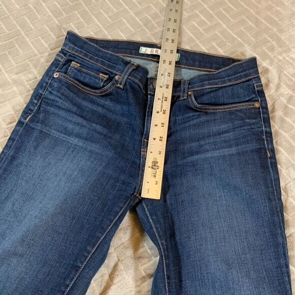 J Brand Womens 28 Denim Jeans Blue Skinny Dark Wash Low Rise Stretch - Picture 7 of 13